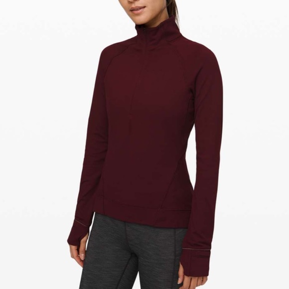 lululemon athletica Jackets & Blazers - Lululemon Outrun the Elements 1/2 Zip Size 4